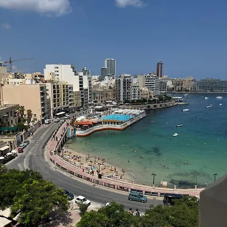 아파트 Luxury 3br Seaview In Balluta Building Saint Julian's